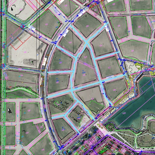 Baubeginn der Wasserleitung im Seecarré