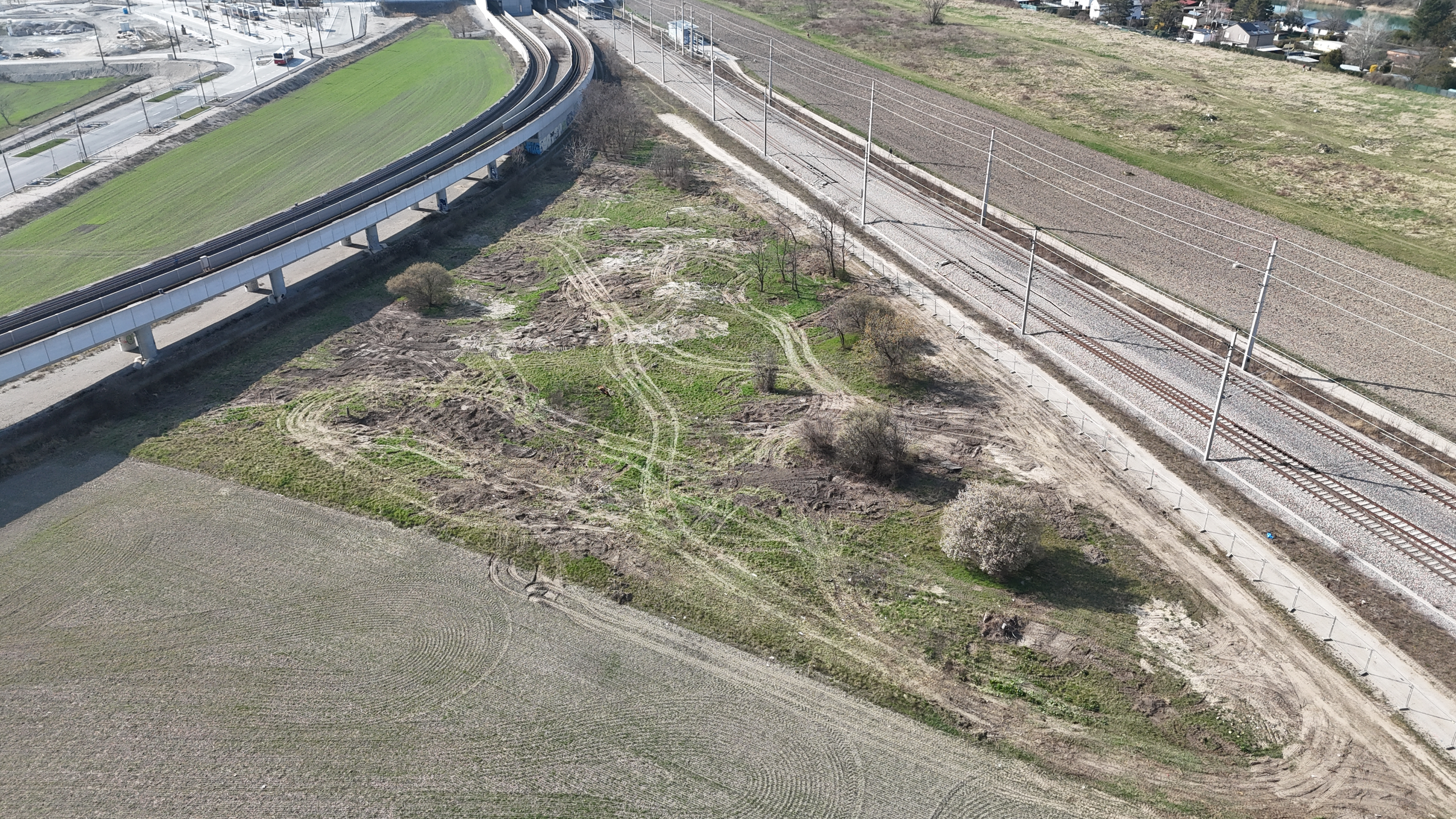 Drohnenaufnahme von der  "Altablagerung Am Heidjoechl"