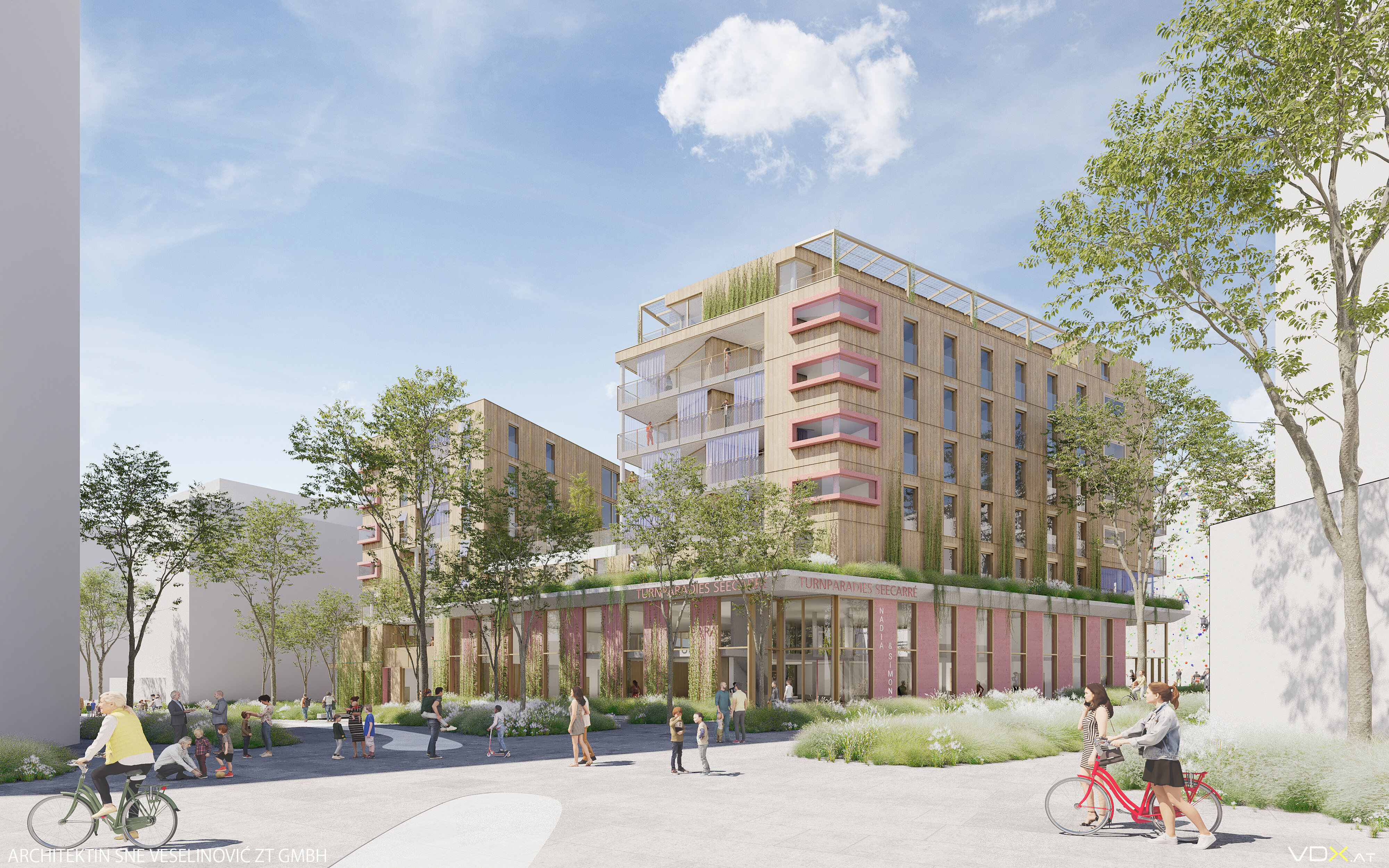 Visualisierung F9B: „Nadia & Simone – Wohnen in Bewegung!“