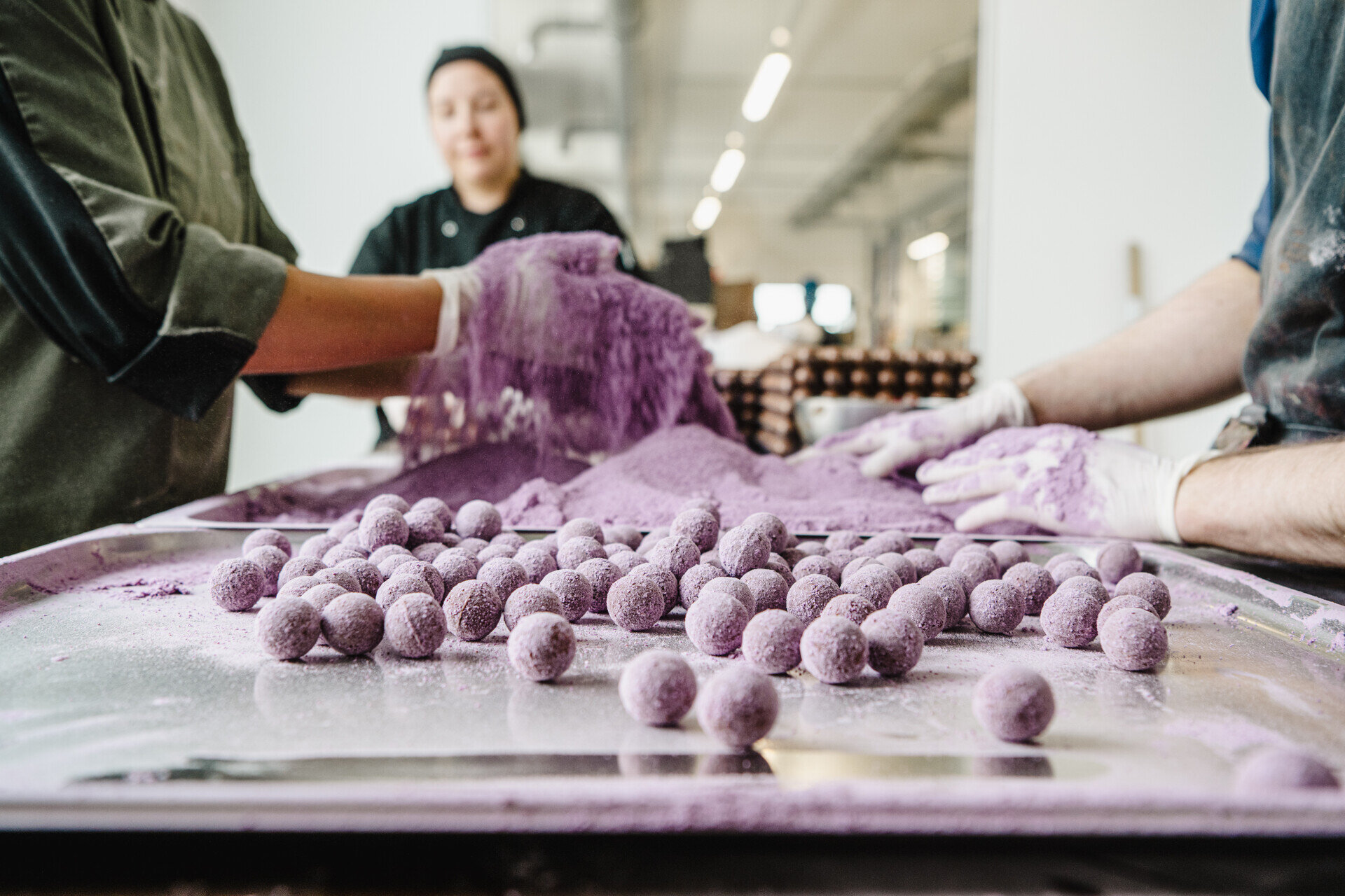 Schokoladenproduktion bei Xocolat Manufaktur