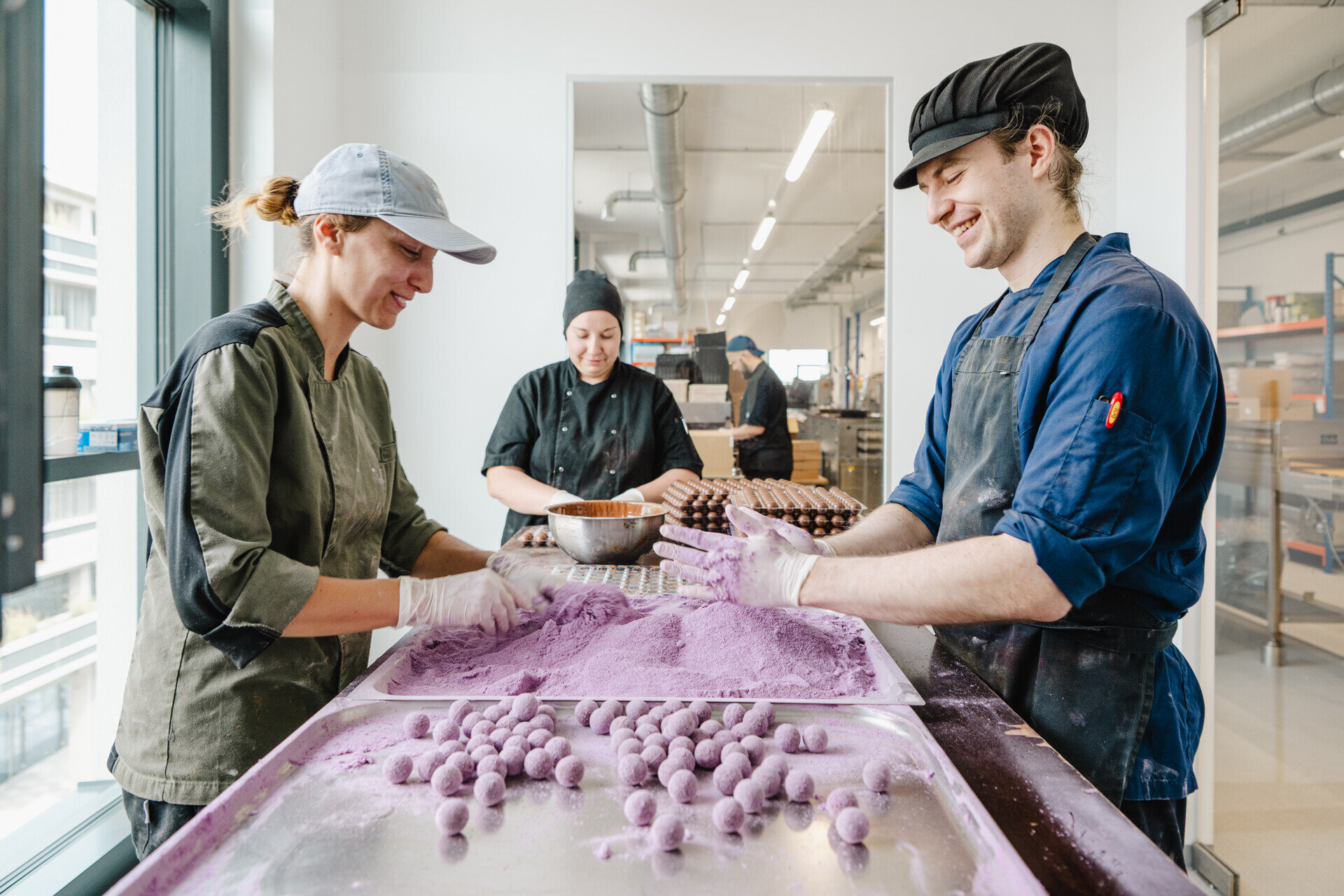 Schokoladenproduktion bei Xocolat Manufaktur