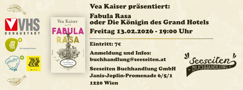 Vea Kaiser präsentiert "Fabula Rasa"