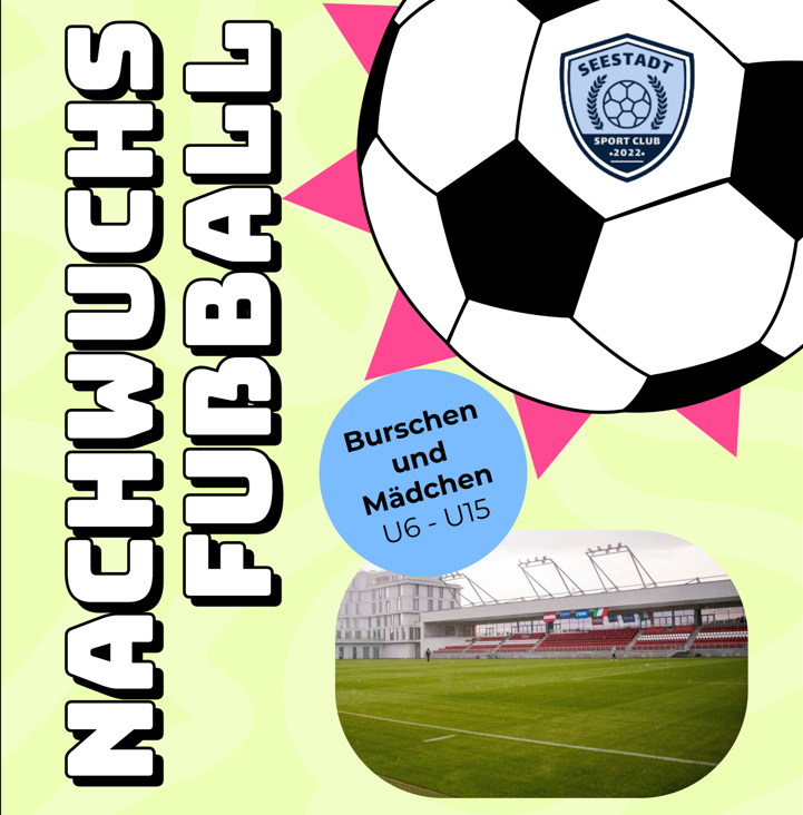 Plakat zum Nachwuchsfußballtraining 