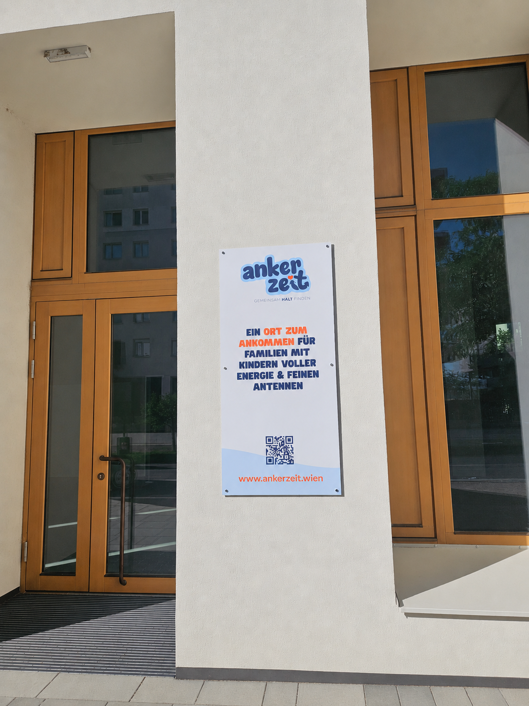 Eingangschild zur Ankerzeit