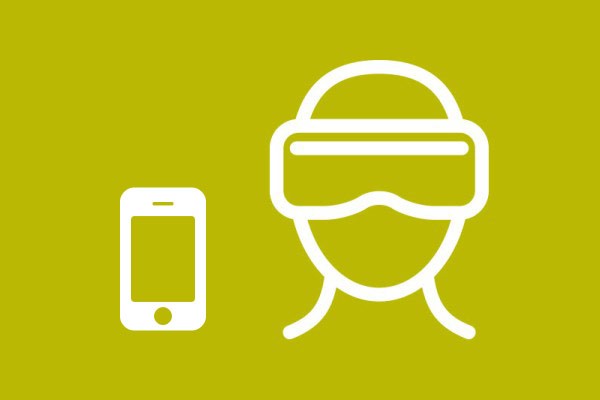 Icon Handy und VR Brille 