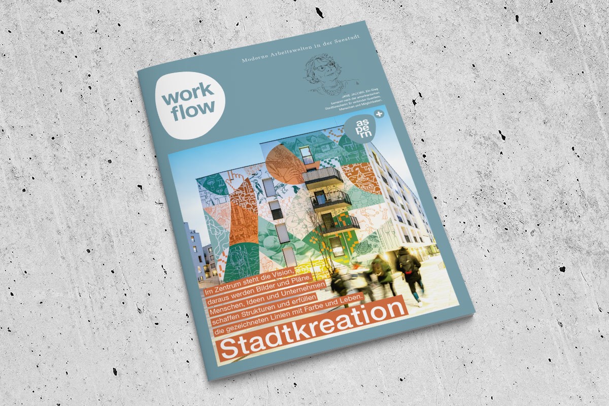 Magazin „workflow – Moderne Arbeitswelten in der Seestadt“