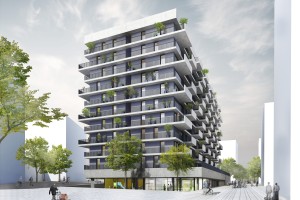 Visualisierung Wohnprojekt See See Living in aspern Seestadt