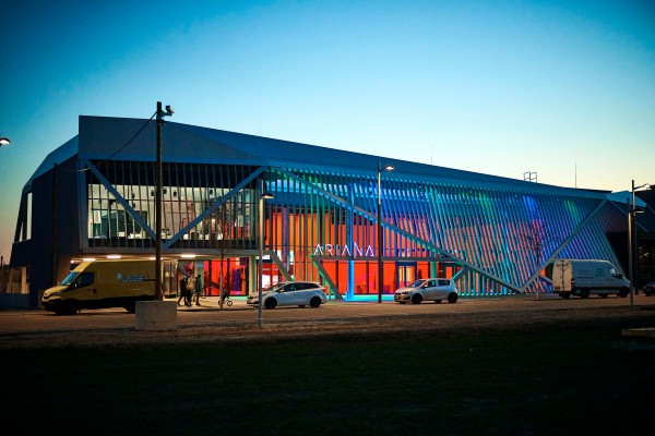 Die multifunktionale Eventhalle ARIANA erhält den internationalen „BIG SEE Architecture-Award”. 