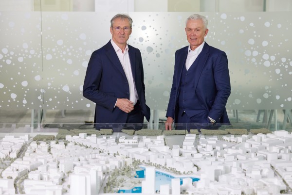 Gerhard Schuster and Robert Grüneis, Management-Team of Wien 3420 aspern development AG